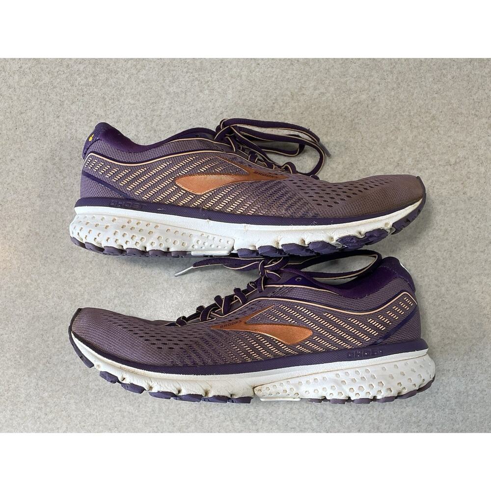 Brooks Womens Ghost 12 Sz 7.5 Medium (B) 1203051B579 Purple Running Shoes - Picture 6 of 13